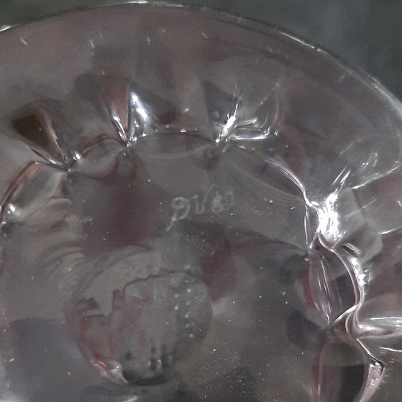 Elegant Pink Glass Pitcher - Picture 6 of 8